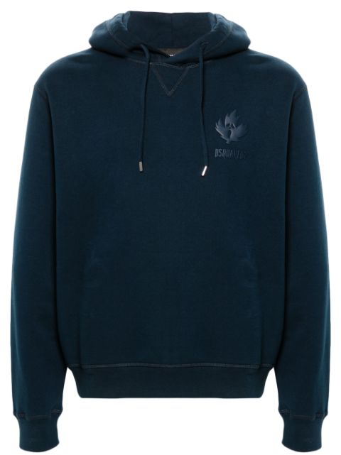 DSQUARED2 raised-logo cotton hoodie Men