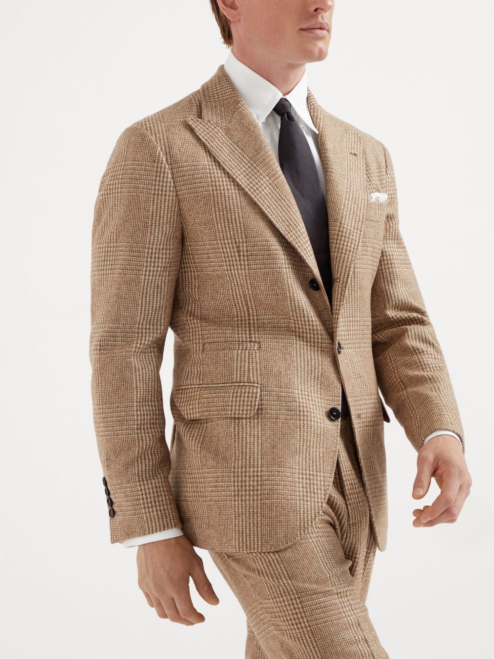 Brunello Cucinelli check-pattern blazer Men