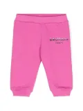 Balmain Kids logo-print cotton track pants - Pink