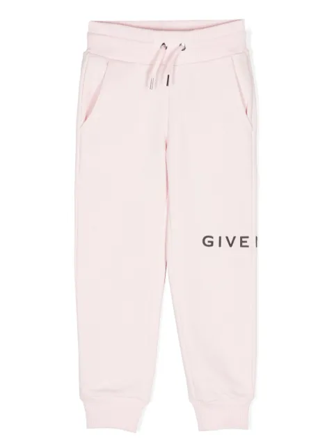 Givenchy Kids logo-print cotton track pants