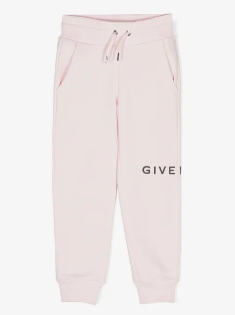 Givenchy Kids logo-print cotton track pants