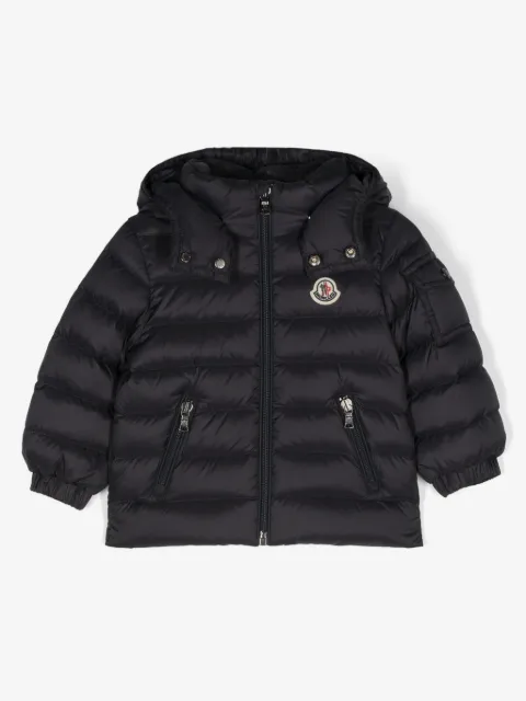 Moncler Enfant Jaqueta com capuz removível