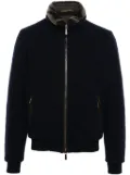 Moorer zip-up fleece jacket - Blue