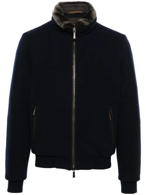 Veste en polaire à fermeture zippée - Moorer - Modalova