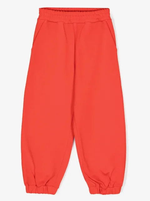 Fendi Kids logo-embroidered cotton track pants
