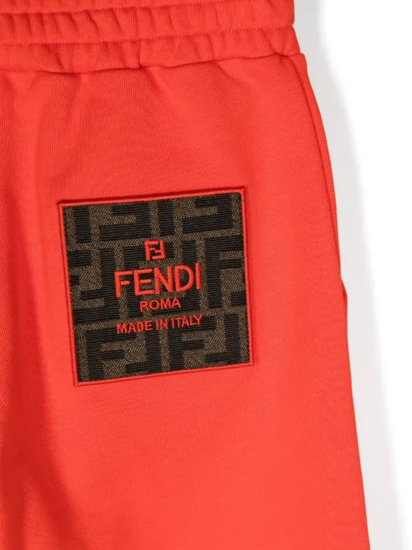 Fendi Kids トラックパンツ | レッド | FARFETCH JP