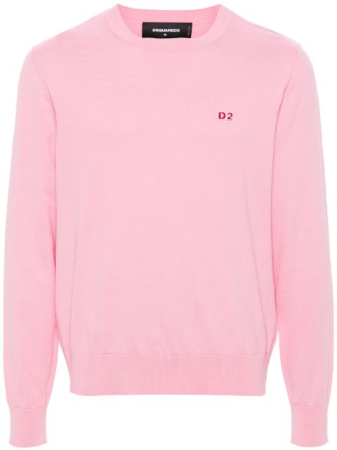 DSQUARED2 logo-applique jumper Men