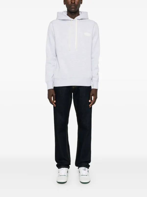 Autry logo-print Cotton Hoodie | Grey | FARFETCH GE