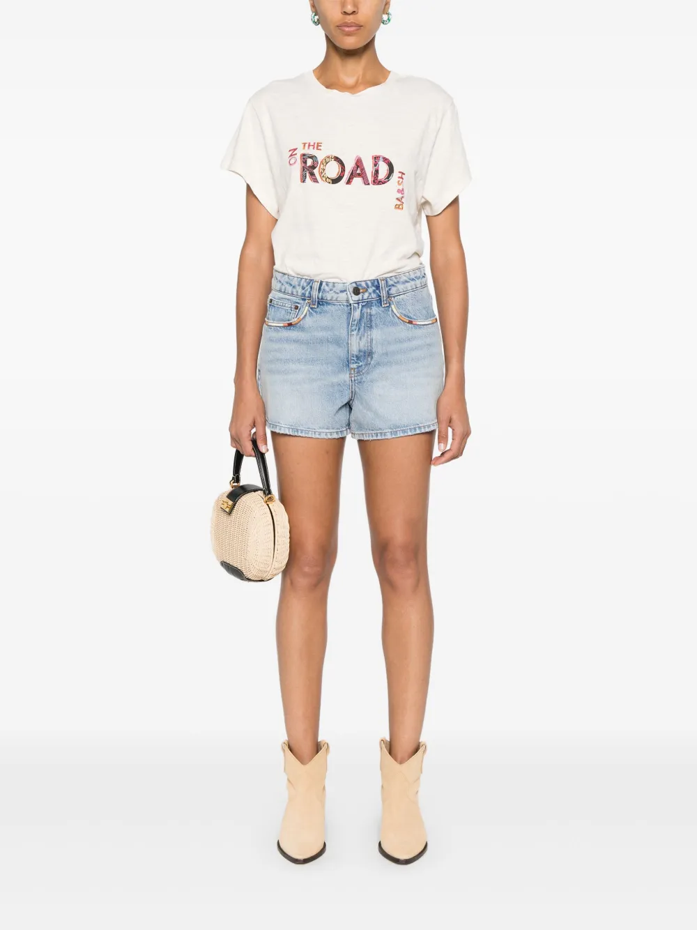 Ba&Sh Fegor mini shorts - Blauw