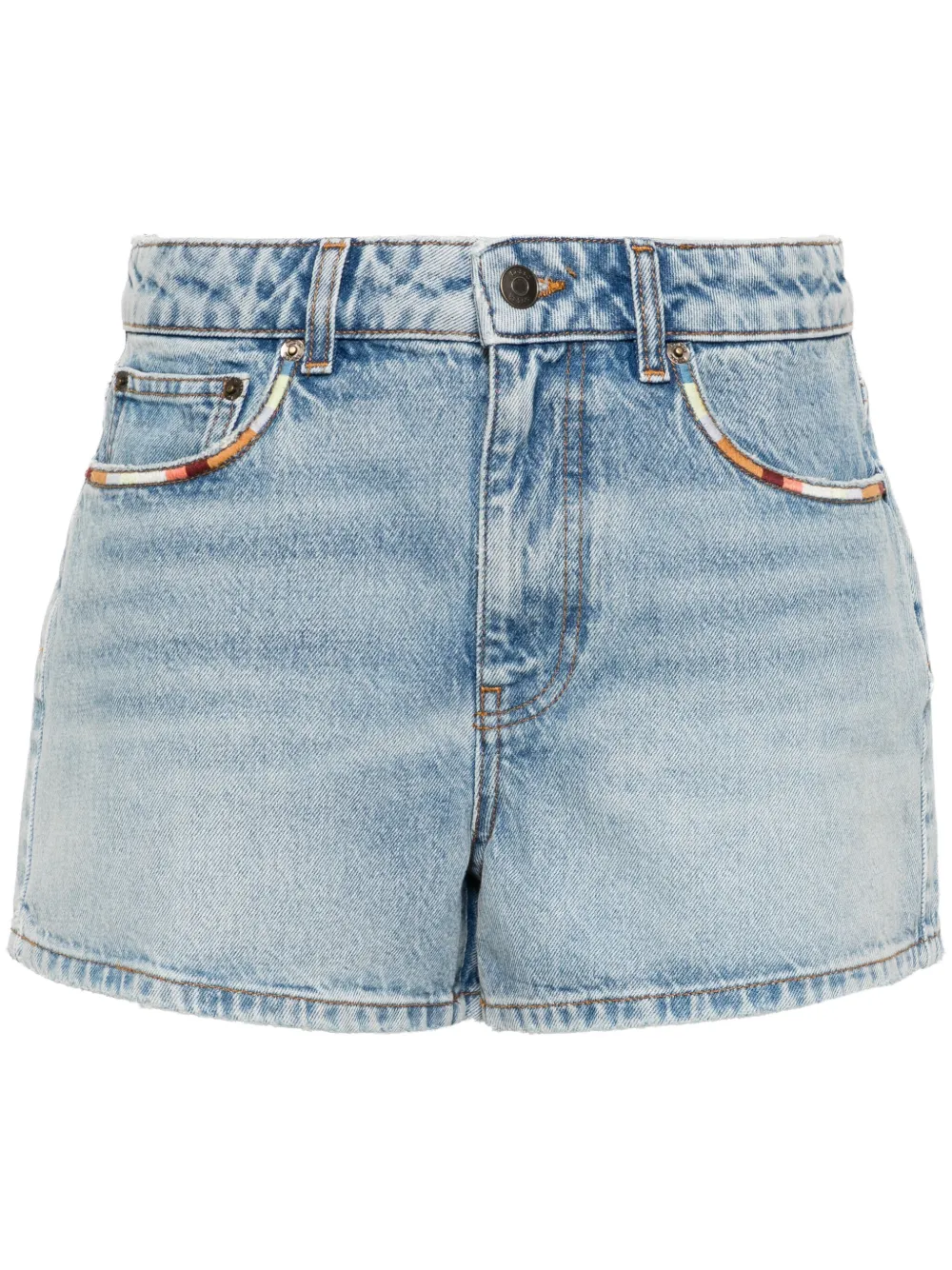 Ba&Sh Fegor mini-shorts Blauw