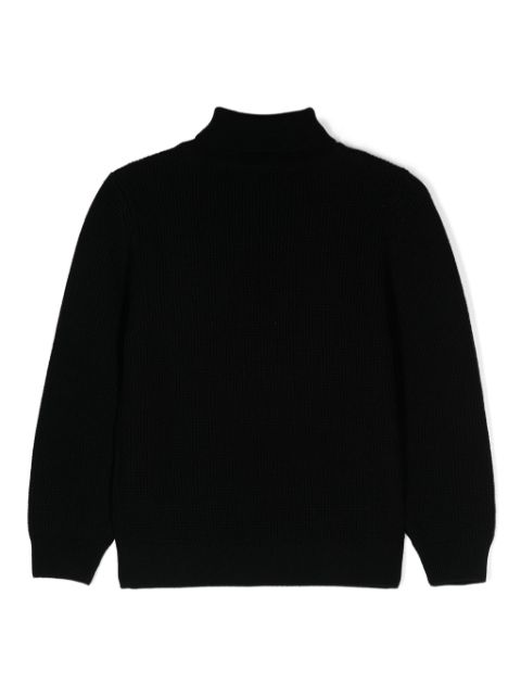 logo-tag wool jumper