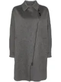 Brunello Cucinelli classic-collar cashmere coat - Grey