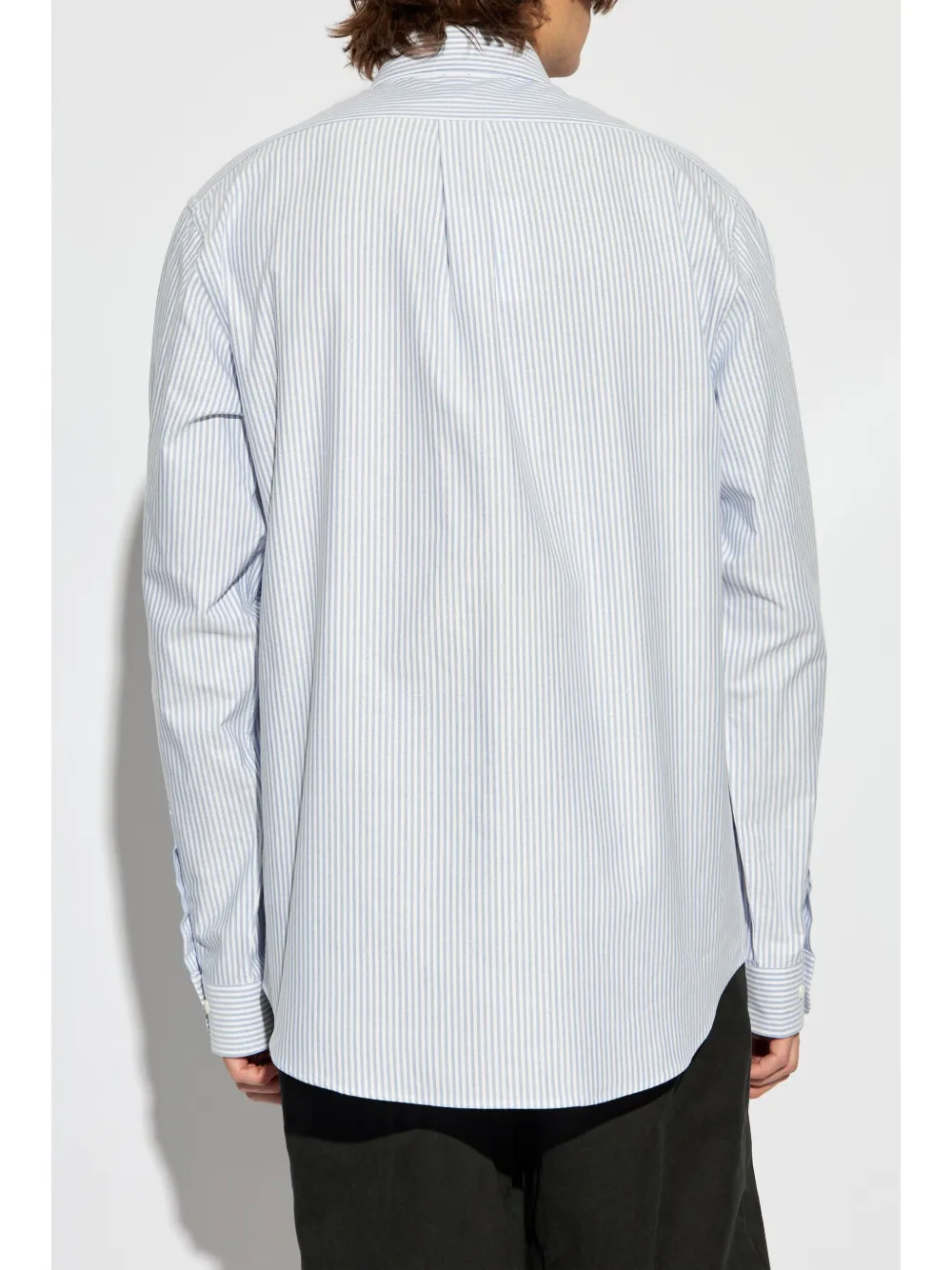 Bally Overhemd met krijtstreep Blauw
