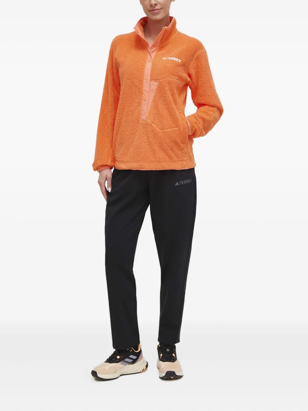 adidas embroidered-logo fleece sweatshirt | Sweaters | Image 2