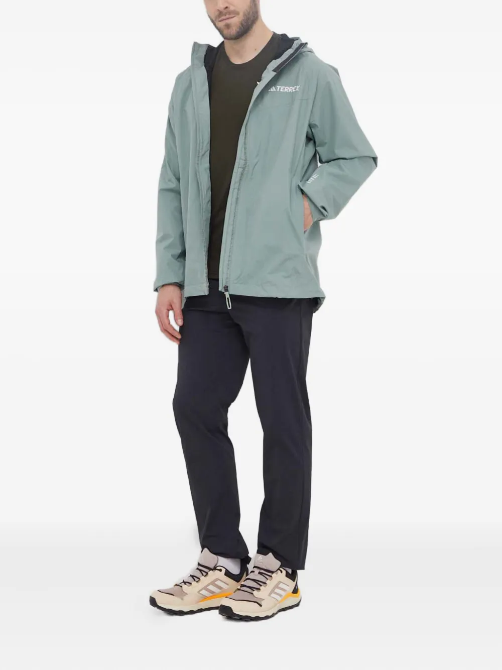 adidas hooded rain jacket | Hooded Jackets | Image 2