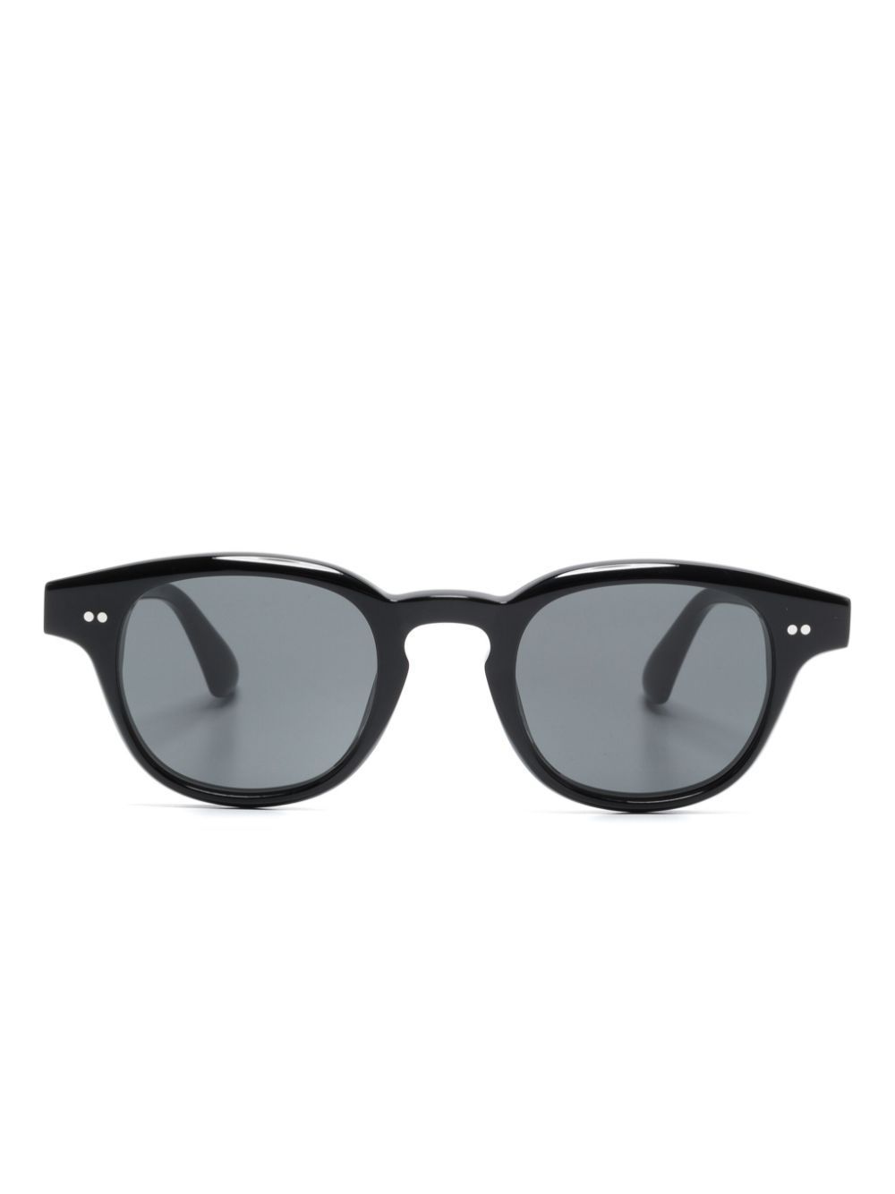 Chimi 01 Round-frame Sunglasses In Black