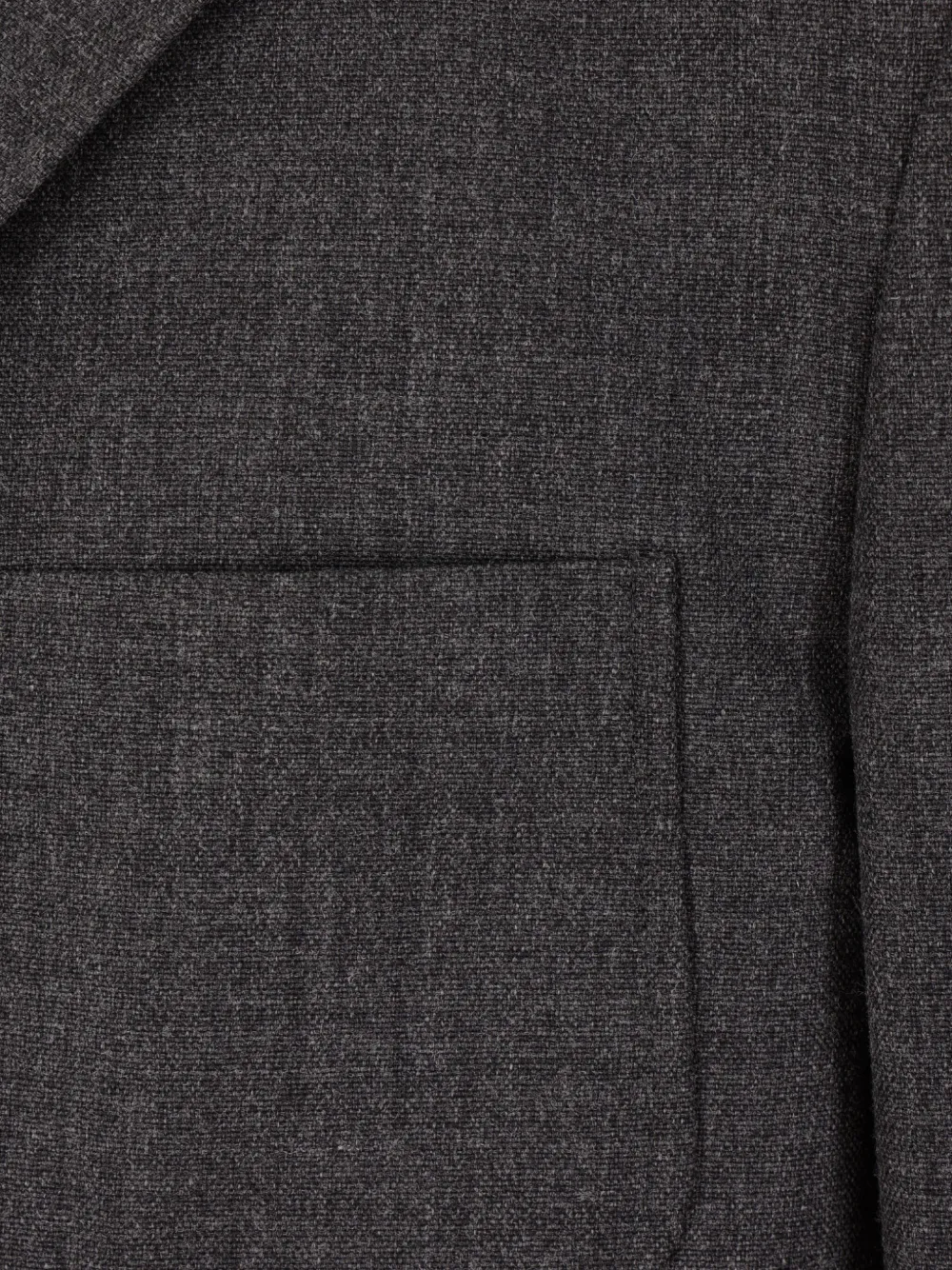 Thom Browne Wollen blazer met enkele rij knopen Grijs