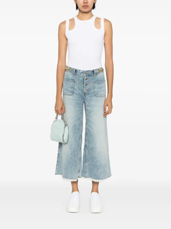 Stella McCartney ワイドジーンズ | ブルー | FARFETCH JP