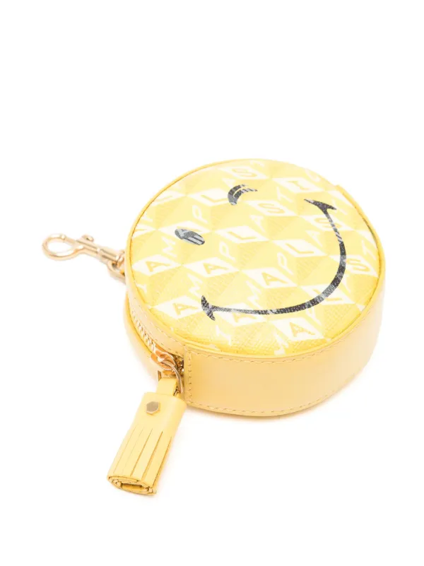 【大人気】Anya Hindmarch Wink イヤホンポーチ Anya Hindmarch Wink イヤホンポーチ | イエロー | FARFETCH JP