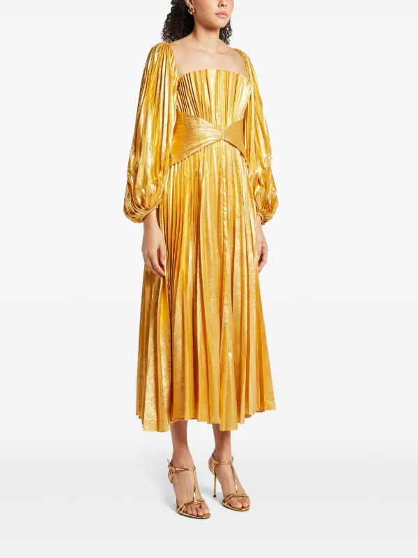 Acler Elbridge Midi Dress | Yellow | FARFETCH