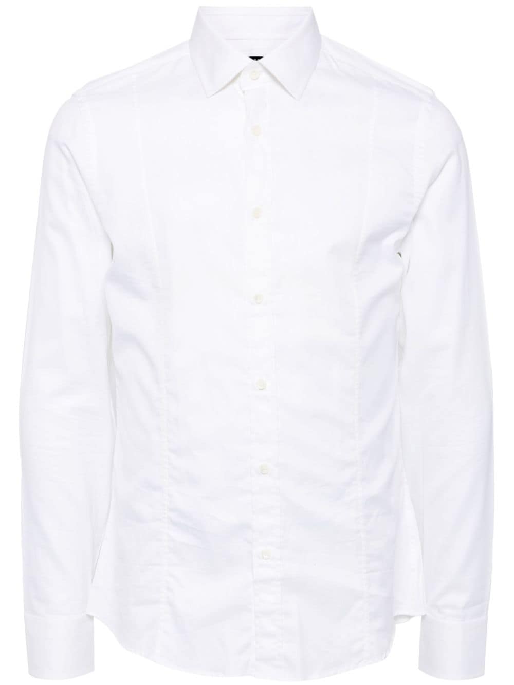 Shop Gucci Poplin Cotton Shirt In Weiss