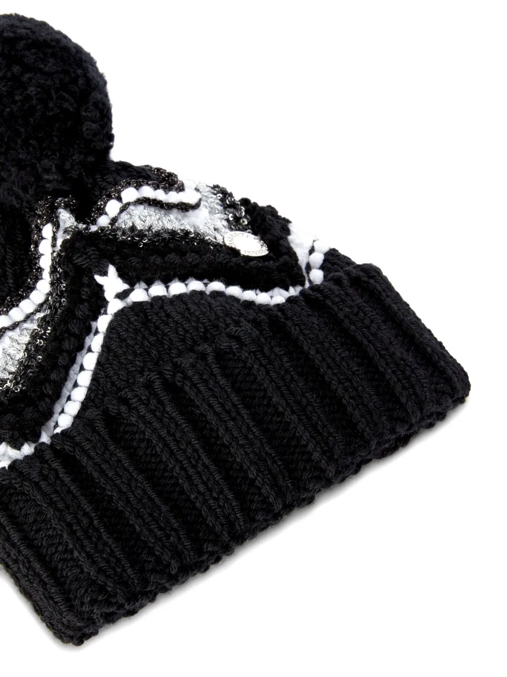Missoni Kids Muts verfraaid met pompon Zwart