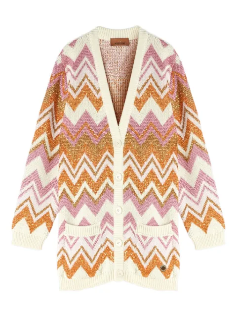 Missoni Kids Zigzag-pattern cardigan