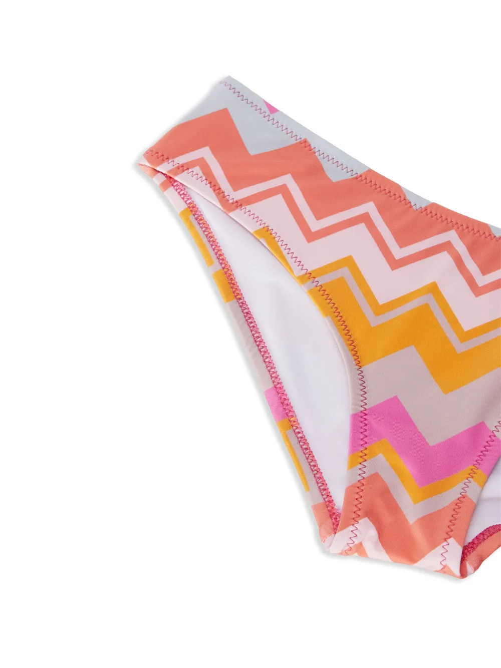 Missoni Kids Bikini met chevron-print Roze