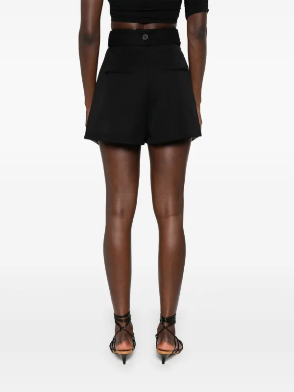 Jacquemus Le Short Bari high-waist Shorts | Black | FARFETCH