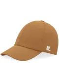 Courrèges twill-weave cotton cap - Neutrals