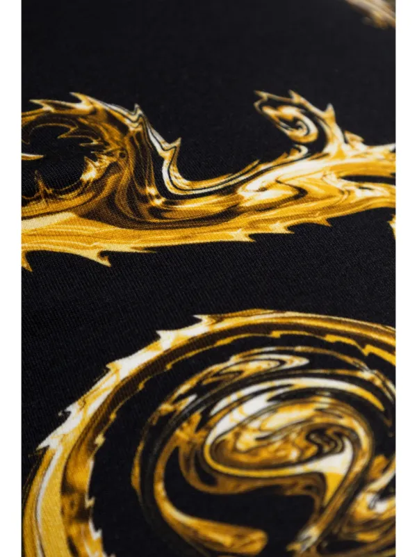 Versace Jeans Couture バロックプリント Tシャツワンピース