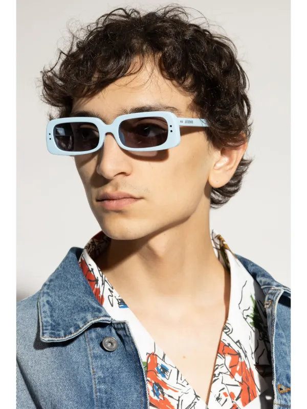 JACQUEMUS ライトブルー サングラス Jacquemus Azzuro Sunglasses | Blue | FARFETCH JO
