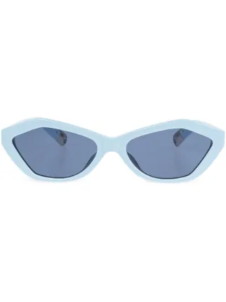 Jacquemus Bambino Sunglasses | Blue | FARFETCH