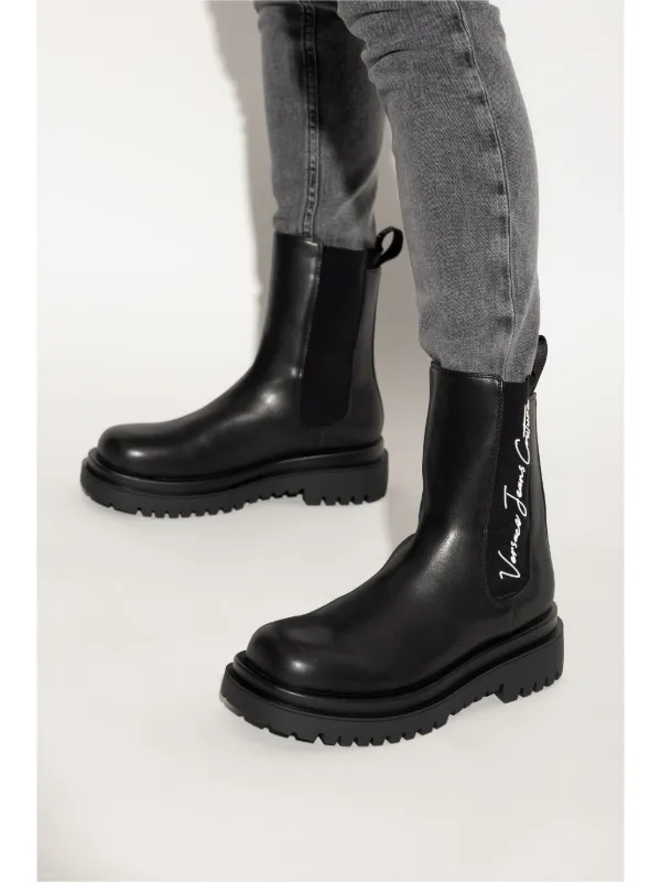 Versace Jeans Couture Drew Boots | Black | FARFETCH CA