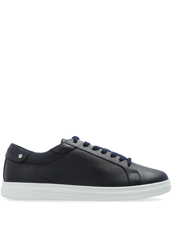 Jimmy Choo Rome M Leather Sneakers Blue FARFETCH AO