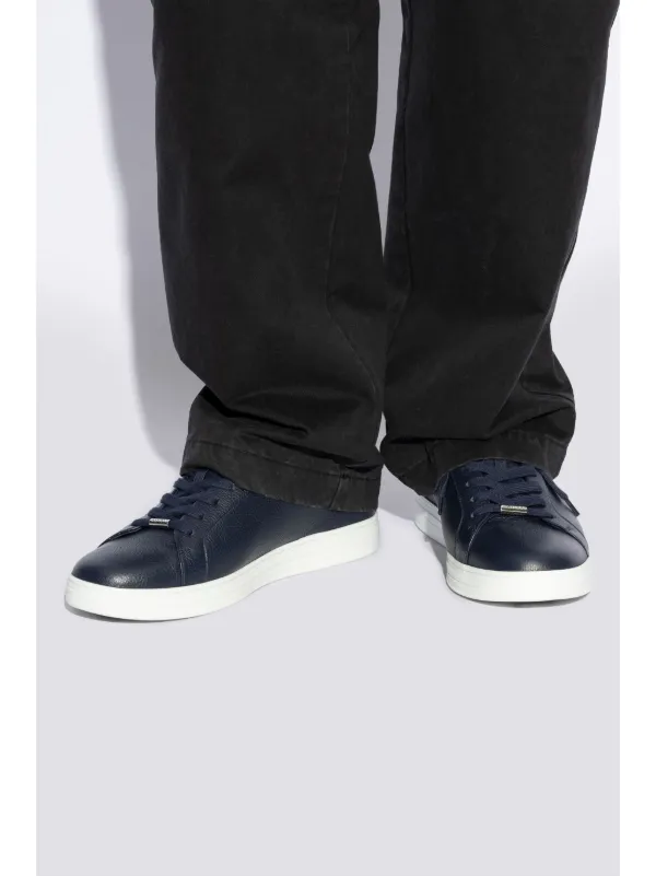Jimmy Choo Rome/M Leather Sneakers | Blue | FARFETCH GE