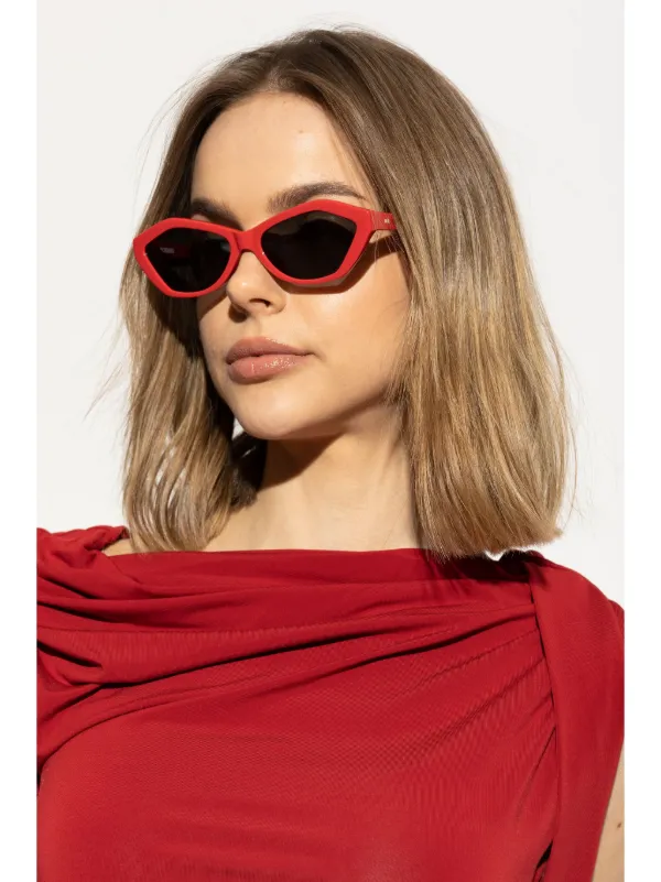 Jacquemus Bambino Sunglasses | Red | FARFETCH BH
