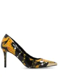 Versace Jeans Couture Scarlett patterned pumps - Black