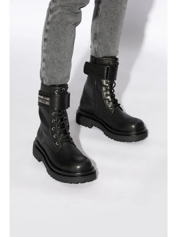 Versace Jeans Couture Drew Boots Black FARFETCH UK