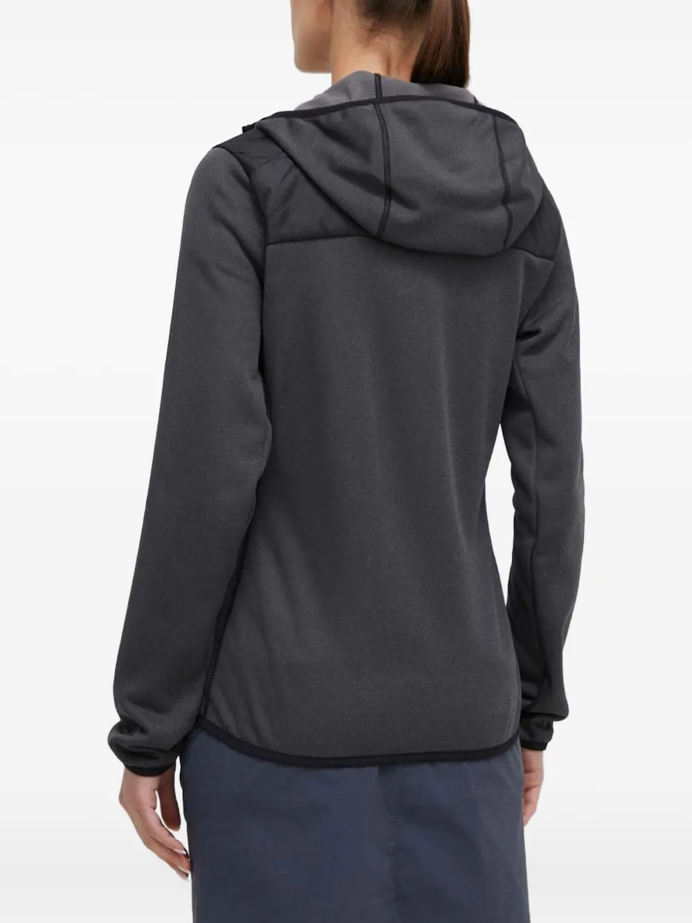 Adidas Originals Quilted Hooded Jacket In Black