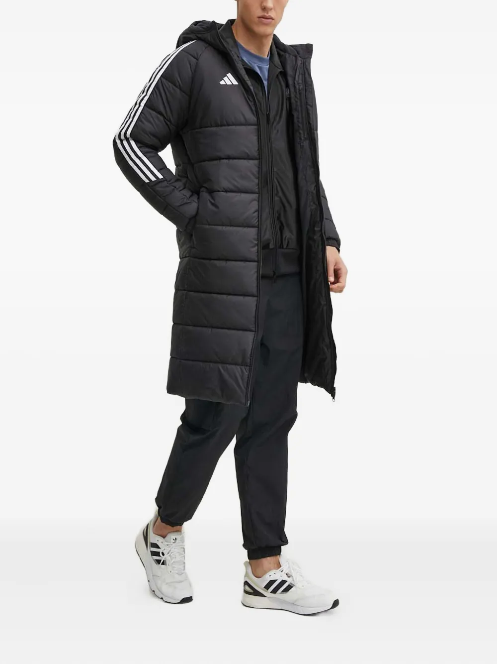 adidas three-stripe padded jacket | Raincoats | Image 2