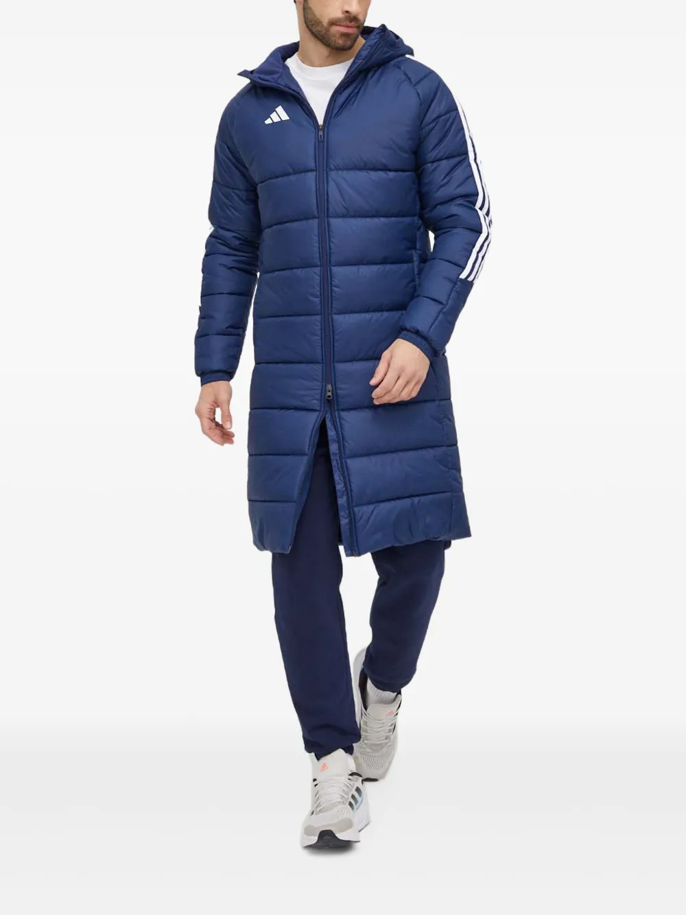 adidas three-stripe design padded coat | Down Coats | Image 2