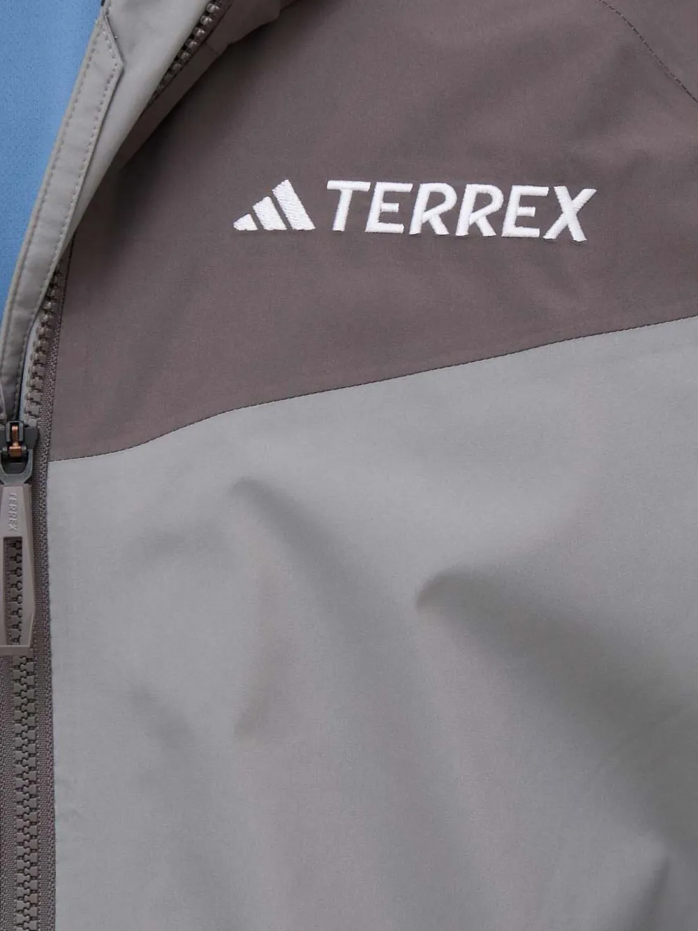 adidas Jack met colourblocking en capuchon Grijs