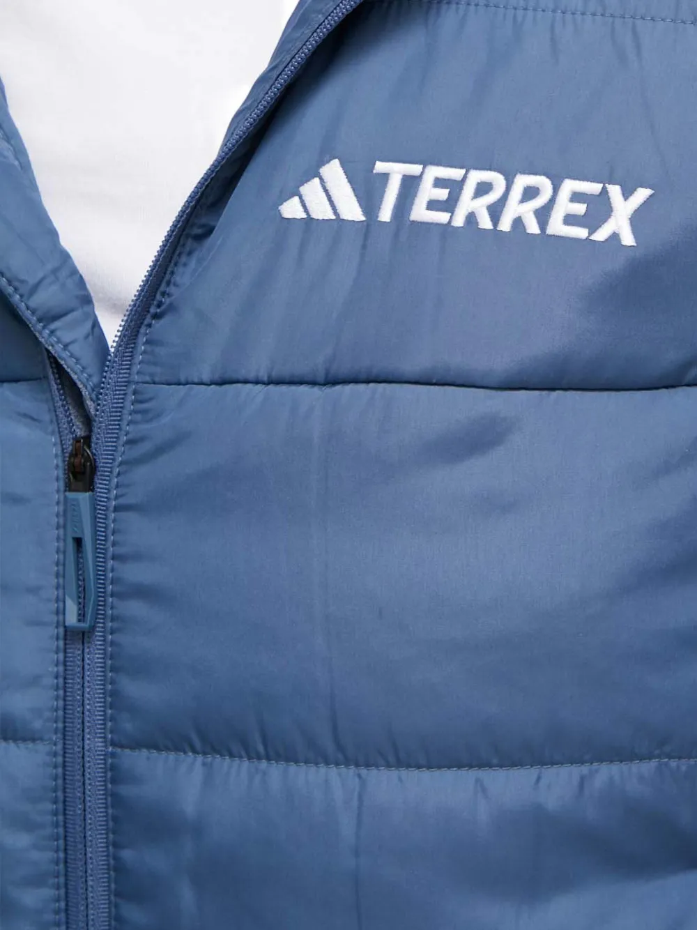 adidas Gevoerd jack met capuchon Blauw