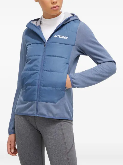 adidas quilted hooded jacket