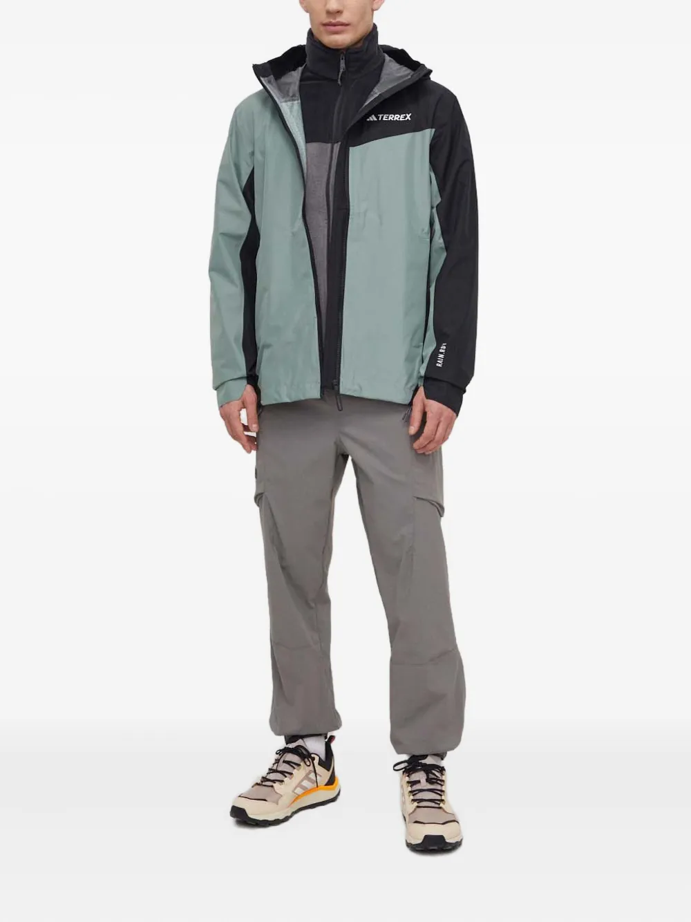 adidas chamarra con capucha y diseño color block | Chamarras con capucha | Image 2