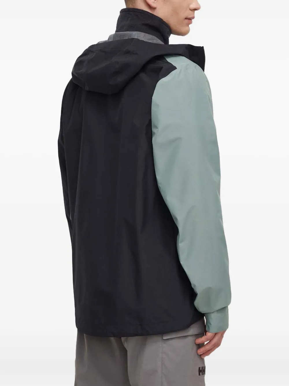 adidas Jack met capuchon en colourblocking Groen