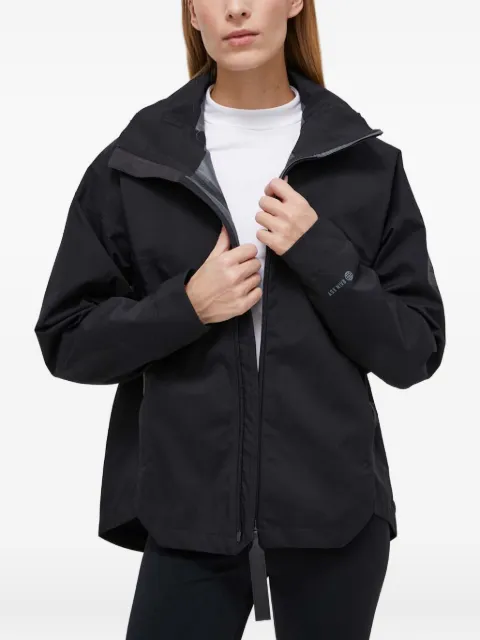 adidas three-stripe hooded jacket