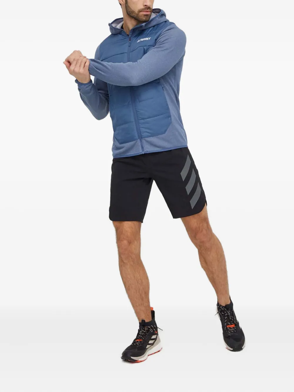 adidas hooded quilted jacket | Hooded Jackets | Image 2