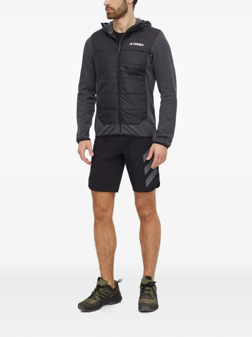 adidas quilted hooded jacket | Down Jackets | Image 2